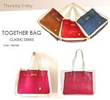 「セレブ注目ブランド!Thursday Friday サーズデイ・フライデイ together bag エルメスバーキン風パロディプリント トートバッグ【ピンク】 並行輸入品」の画像