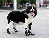 Rocpet All Weather Neoprene Paw Protector Dog Boots with Reflective Velcro Straps in 5 Sizes! (XL)