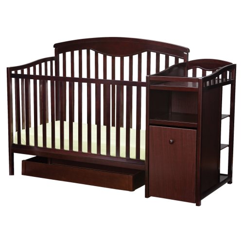 Delta Shelby Classic Crib And Changer, Espresso Cherry