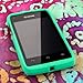 Kyocera Event Case, MPERO SNAPZ Series Rubberized Case for Kyocera Event C5133 - Mint Green