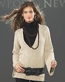 V-neck sweater