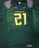 LaMichael James Autographed Nike Oregon Ducks Green Jersey PSA/DNA RookieGraph
