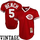 Johnny Bench Cincinnati Reds Mitchell & Ness Authentic 1983 Batting Pratice Jersey
