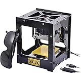 Sunwin USB DIY 300mw Laser Cutting Engraving Machine Printer Engraver Logo Picture (300mw without Engraving Preview ON/OFF Button(Black))