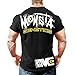 Monsta Clothing Co. Men's Bodybuilding Workout (Genetics) Fitness Gym T-Shirt