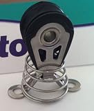 Nautos #HT 2030LZ-DYNAMIC LINE 30 MM -SINGLE FIXED ON SADDLE/STAND UP - 30 mm sheave-Heavy duty characteristics.Sailboat block