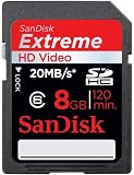 SanDisk Extreme SDHC 8GB Class 10 Speicherkarte