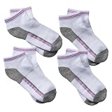 Girls' Growing Socks by Richelieu 4-pk. Low-Cut Socks - Pink/White