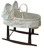 Jolly Jumper Moses Basket Gray Swirl