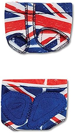 Capezio Adult Print Footundeez Lyrical/Modern Shoe Cmh P-** (X-Large, UK Flag)