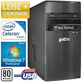 Produkt-Bild: USB 3.0, Win7 Professional 64Bit, STROM SPAR Office / Multimedia COMPUTER PC, BeQuiet 300W Netzteil mit 80Plus, Intel G530 (2x2.4GHz) 500GB SATA II, Crucial 8GB DDR3, MSI H61MA-E35, Mainboard, Intel Grafik HD2000 mit HDMI/DVI, DVD-Brenner, CardReader, 7.1 Sound, GigabitLAN