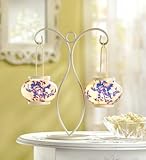 IMAGE OF Blue and White Candleholder