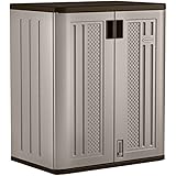 Suncast Base Storage Cabinet, Platinum