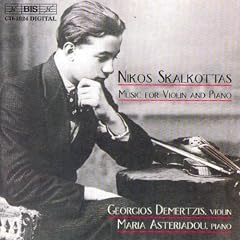 Skalkottas/Music for Violin and Piano