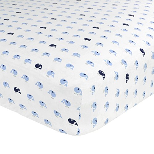 Just Born Cotton Fitted Crib Sheet, Jonah