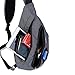 Anyhow Canvas Sling Backpack Chest Bag Crossbody Bag Travel Fashion Laptop Daypack