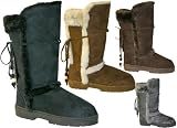 Womens Snugg Fur Lined Deep Tread Sole Warm Boots Womens Snugg Fur Lined Deep Tread Sole Warm Boots