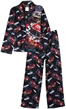 AME Sleepwear Boys 8-20 Nascar Speedway Coat Pajama