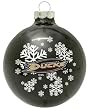 ANAHEIM MIGHTY DUCKS (2 5/8" In Diameter) Glass Logo CHRISTMAS ORNAMENT (Snowflake Design)