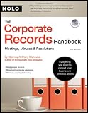 Corporate Records Handbook, The: Meetings, Minutes & Resolutions