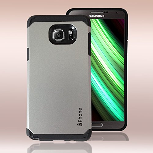 Samsung Galaxy Note 5 Tough Cell Phone Casing [Armor Series] Elegant Premium Quality Heavy Duty] [Drop Protection] [Light Weight] for Samsung Note 5 (Silver)