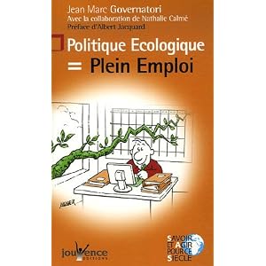Politique �cologique = Plein emploi