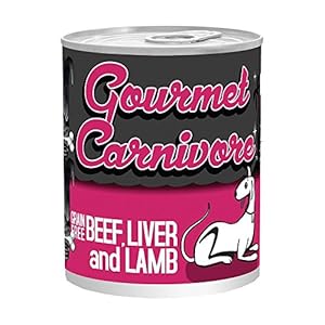 Tiki Dog Gourmet Lamb/Beef Liver Dog Food, 12/12oz