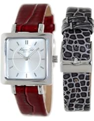 Kenneth Cole New York Womens Leather Watch Box set #KC6063