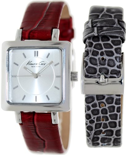 Kenneth Cole New York Women's Leather Watch Box set #KC6063