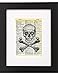 Fresh Prints of CT Skull and Crossbones - Dictionary Art Print Printed On Authentic Vintage Dictionary Book Page - 8 x 10.5