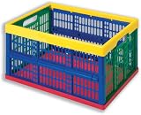 Addis Folding Crate 345x230x473mm Multi-Coloured
