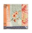 Asian Look Fringe Studio Square Transferware Small Glass Tray