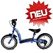 bike*star 30.5cm (12 Inch) Kids Learner Balance Beginner Run Bike - Colour Blue