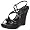 Charles by Charles David Women's Blithe Wedge Sandal,Black,9 M US