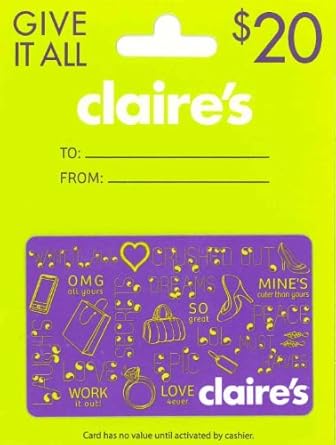 claire's e gift card