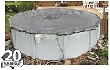 30' Round Arctic Armor Gorilla Winter Pool Cover - 20 Year Warranty