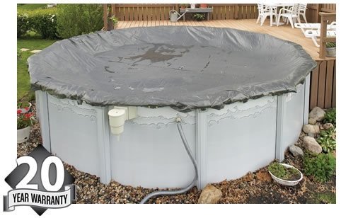 24' Round 20-Year Warranty Above-Ground Winter Cover On Sale
