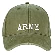 Vintage Army Baseball Cap in Olive Drab