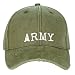 Vintage Olive Drab "Army" Low Profile Cap