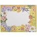 Dinex DXHR180U0NS Paper Garden Bloom Two Piece Non-Skid Tray Cover with Straight Edge/Round Corner, 11-5/8" Length x 8-1/2" Width, Size U (Case of 1000)
