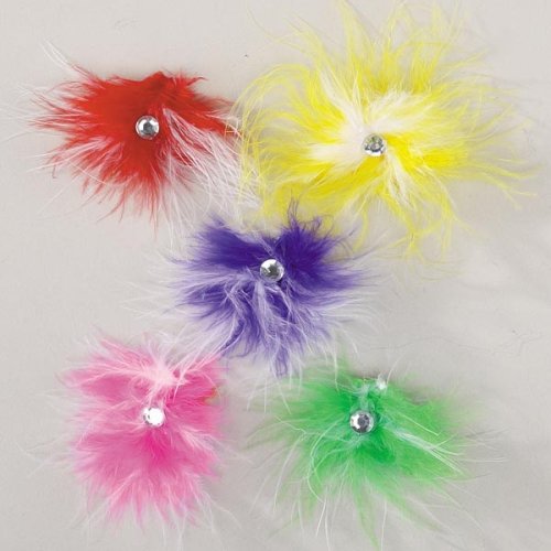 Assorted Feather Bows - 100 ct.