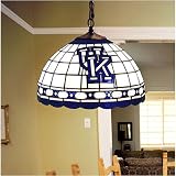 Kentucky Wildcats NCAA Stained Glass Hanging Ceiling Lamp by The Memory Company