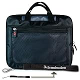 New Kroo Gray Seal Case for Samsung NC10 10.2-Inch Netbook + Determination Hand Strap