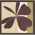 Set of 3 Flower Framed Art - Tan