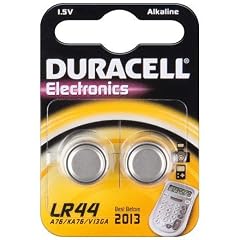Duracell Knopfzelle Alkaline, LR44 / LR1154 / V13GA / 4276, 2er Blister