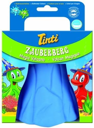 Magic Volcano - TINTI Zauberberg (Includes Blue & Green Bath Colours Tablets) by Heidelberger Naturfarben