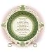 Irish Blessing Dish with Stand