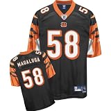 Reebok Cincinnati Bengals Rey Maualuga Premier Jersey Medium