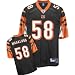 Rey Maualuga Black Reebok NFL Premier Cincinnati Bengals Jersey - Medium