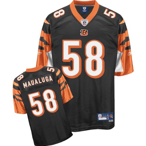 Reebok Cincinnati Bengals Rey Maualuga Premier Jersey Medium